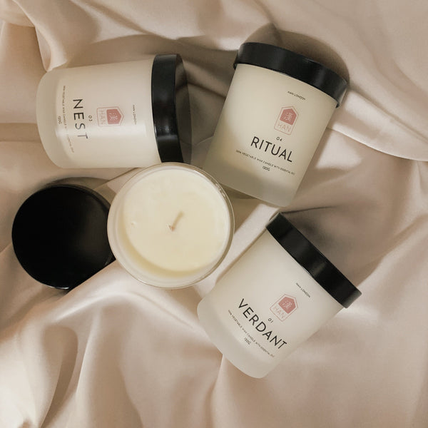 DISCOVERY SET: 4 Essential Oil Candles (120ml x 4)